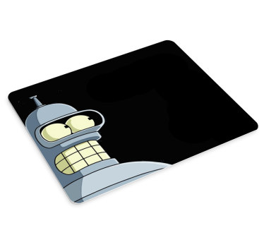 Gaming muismat robot karakter portret - TenStickers