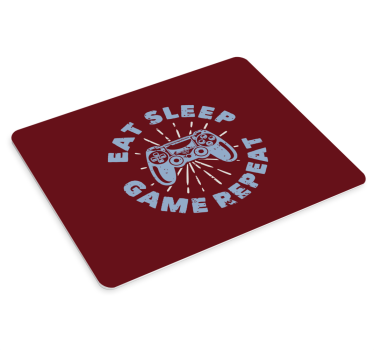 Gaming muismat gamer lifestyle quote - TenStickers