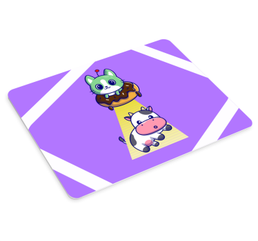 Originele muismat charmante wezens beeldjes - TenStickers