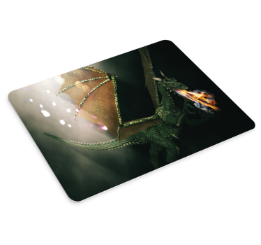 Gaming muismat ferocieuze drakenstrijd - TenStickers
