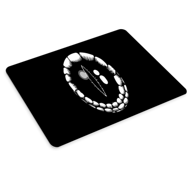 Gaming muismat fierce creature illustratie - TenStickers