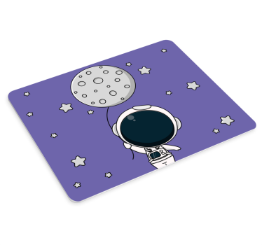 Gaming muismat astronaut met ballon - TenStickers