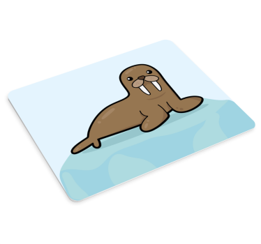Walrus illustratie originele muismat - TenStickers