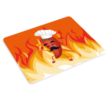 Originele muismat grappige chef peper - TenStickers