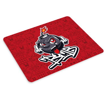 Gaming muismat cartoon bom karakter - TenStickers