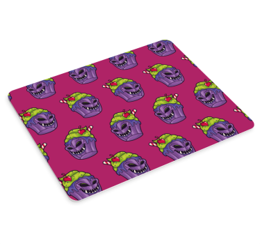 Gaming muismat speelse monster cupcakes - TenStickers