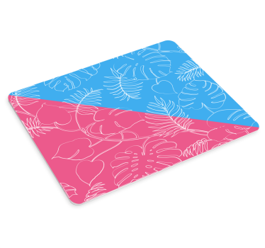 Patronen muismat bloembladpatroon - TenStickers
