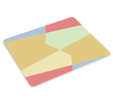 Patronen muismat abstract geometrische kleur - TenStickers
