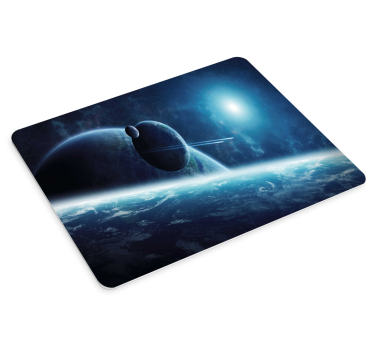 Gaming muismat hemels orbitaal landschap - TenStickers