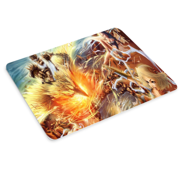 Gaming muismat epische fantasy strijd - TenStickers