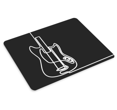 Gaming muismat stijlvolle gitaaromtrek - TenStickers