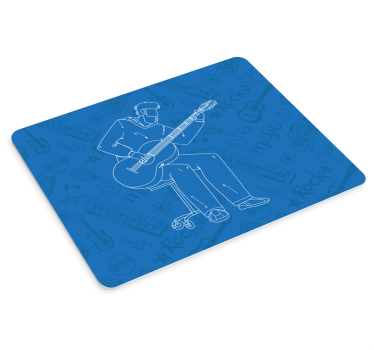 Gaming muismat muzikant met gitaar - TenStickers
