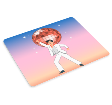 Gaming muismat disco bal dans - TenStickers