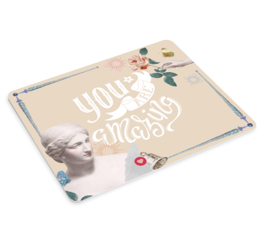 Citaat muismat je bent geweldig - TenStickers