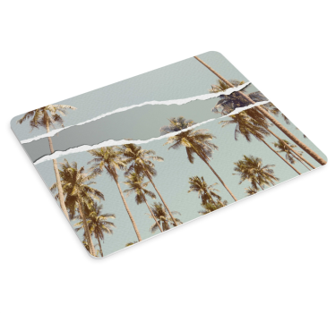 Gaming muismat tropische palm vibes - TenStickers