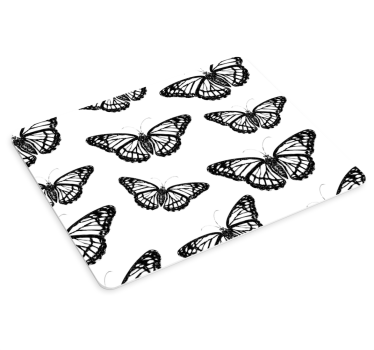 Patronen muismat elegant vlinder motief - TenStickers