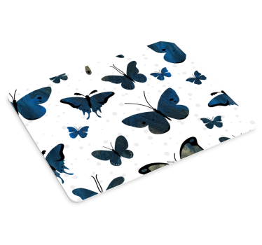 Elegant vlinderpatroon patronen muismat - TenStickers
