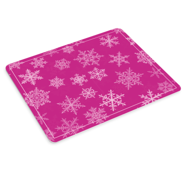Muismat kerst met sneeuwvlok patroon achtergrond - TenStickers