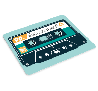 Citaat muismat classic audio cassette citaat - TenStickers