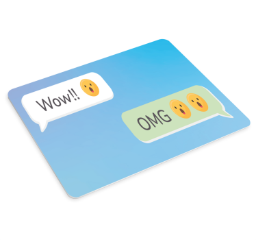 Citaat muismat verraste uitdrukkingen berichten - TenStickers