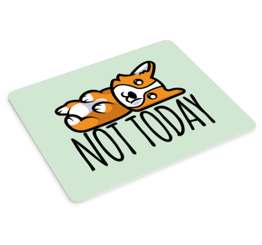 Citaat muismat speelse vos zegt - TenStickers