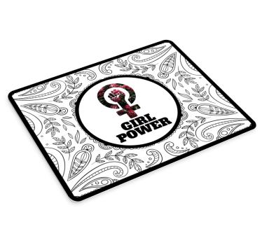 Citaat muismat empowerment bloem symbool - TenStickers