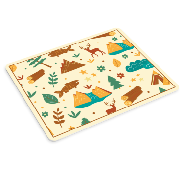 Patronen muismat natuur geïnspireerde motieven - TenStickers