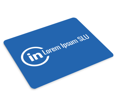 Muismat met naam en tekstlogo - TenStickers