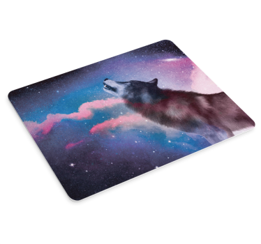 Gaming muismat majestieke wolf huilend - TenStickers