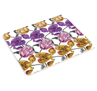 Levendig bloemenmotief patronen muismat - TenStickers