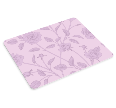 Patronen muismat bloemige rozen abstract - TenStickers