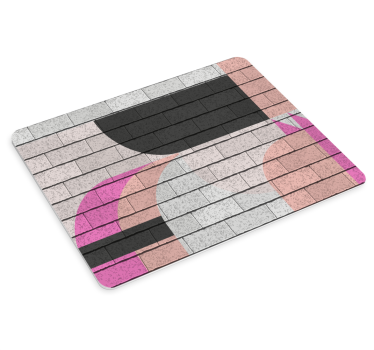 Patronen muismat abstracte geometrische vormen - TenStickers