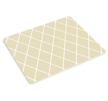 Patronen muismat geometrische witte lijnen - TenStickers