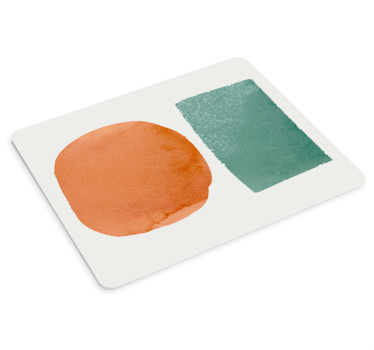 Patronen muismat abstracte vorm composities - TenStickers