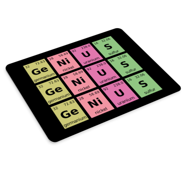 Citaat muismat periodieke elementen weergave - TenStickers