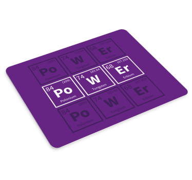 Citaat muismat power elementen display - TenStickers