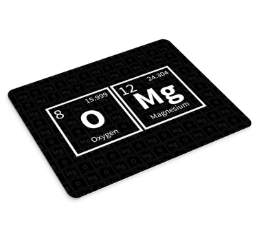 Citaat muismat chemische elementen ontwerp - TenStickers