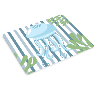 Gaming muismat speelse medusa illustratie - TenStickers