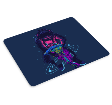 Gaming muismat astronaut met medusa - TenStickers