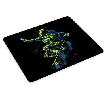 Gaming muismat astronaut skating move - TenStickers