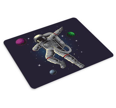 Gaming muismat astronaut zwevend in de ruimte - TenStickers