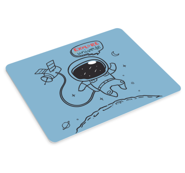 Gaming muismat astronaut verkenner van het universum - TenStickers