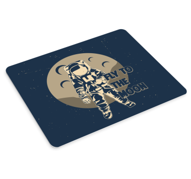 Gaming muismat cosmonaut ontdekt het heelal - TenStickers