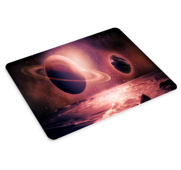 Gaming muismat celestial planetair landschap - TenStickers
