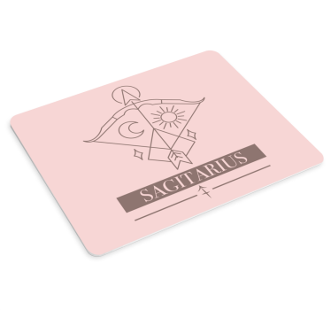 Muismat met naam sagittarius sterrenbeeld symbool - TenStickers