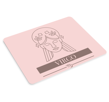 Muismat met naam virgo sterrenbeeld symbool - TenStickers
