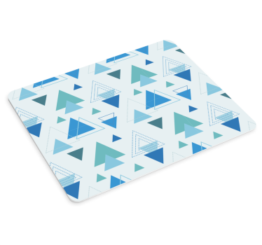 Patronen muismat geometrische driehoek indeling - TenStickers