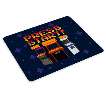 Gaming muismat retro arcade machines - TenStickers