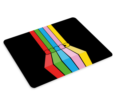 Gaming muismat kleurvol potloodontwerp - TenStickers