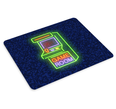Gaming muismat neon game arcade - TenStickers